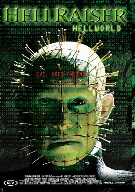 Movie poster for Hellraiser 8: Hellworld