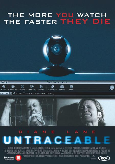 Movie poster for Untraceable