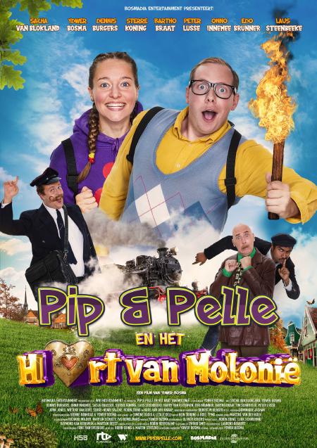 Movie poster for Pip & Pelle en het hart van Molonië